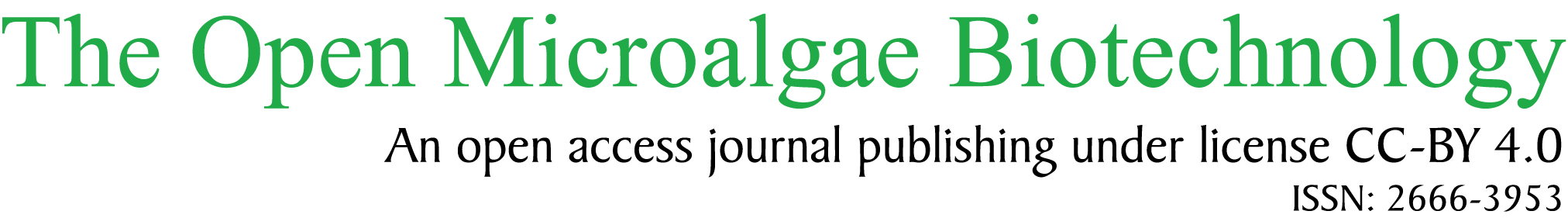 Open Microalgae Biotechnology